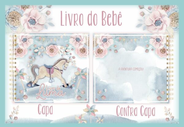livro do bebe carrossel vintage arquivo digital mensagem 1