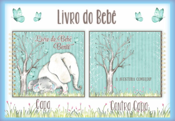 livro do bebe elefante azul arquivo digital livro