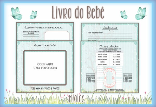 Livro do Bebê Elefante Azul - Arquivo Digital - Imagem 2