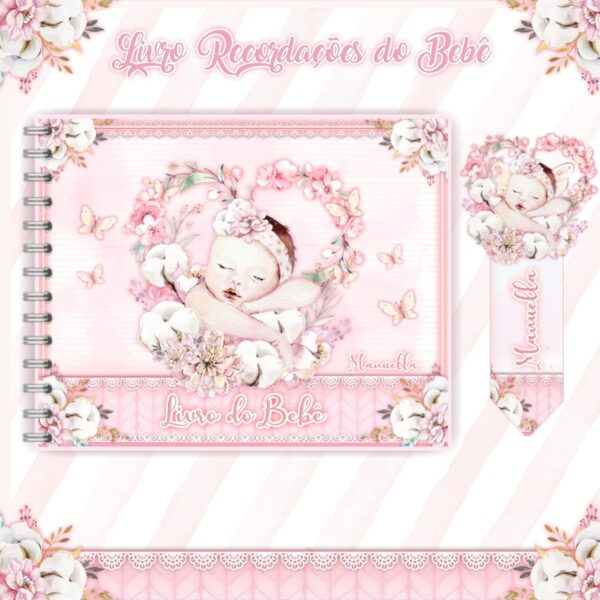 livro do bebe fada arquivo digital encadernacao