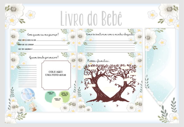 Livro do Bebê Girafinha Baloeira - Arquivo Digital - Imagem 2