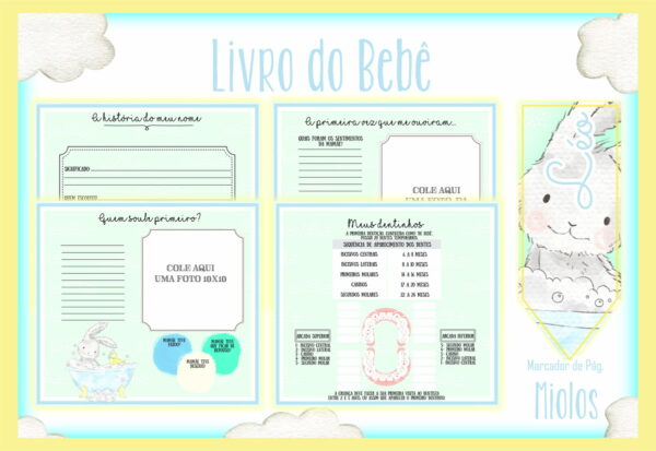 Livro do Bebê Hora do Banho - Arquivo Digital - Imagem 2