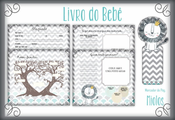 Livro do Bebê Leão- Arquivo Digital - Imagem 2