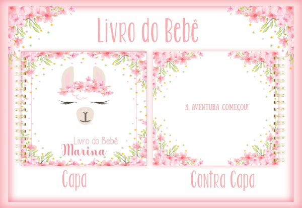 livro do bebe lhama rosa arquivo digital nascimento