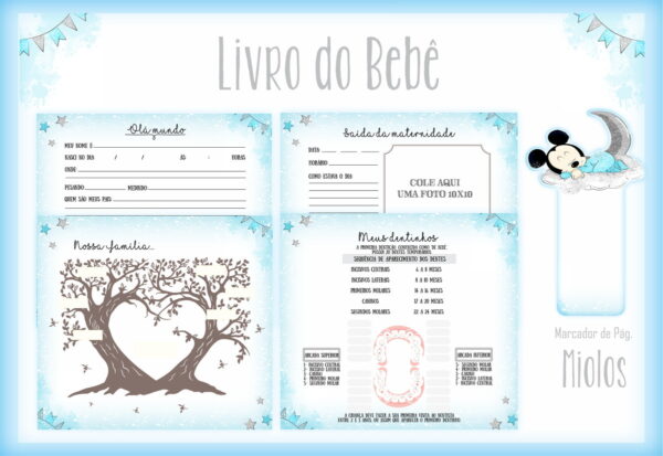 Livro do Bebê Mickey Baby - Arquivo Digital - Imagem 2
