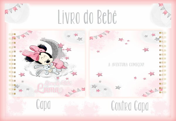 livro do bebe minie baby arquivo digital recordar