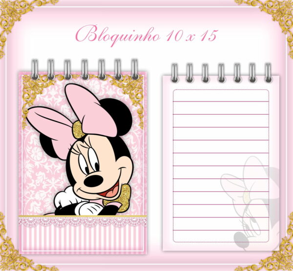 Livro do Bebê Minie Rosa - Arquivo Digital - Imagem 4