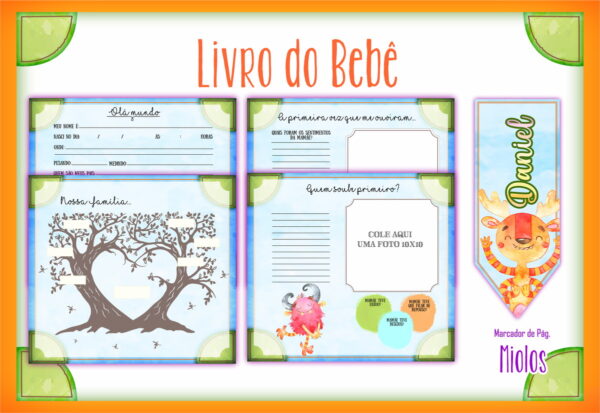 Livro do Bebê Monstrinhos - Arquivo Digital - Imagem 2