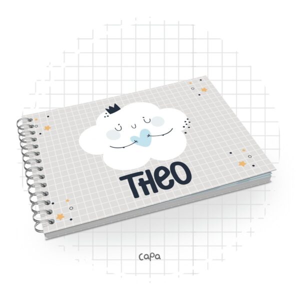 livro do bebe nuvem menino arquivo digital recordar