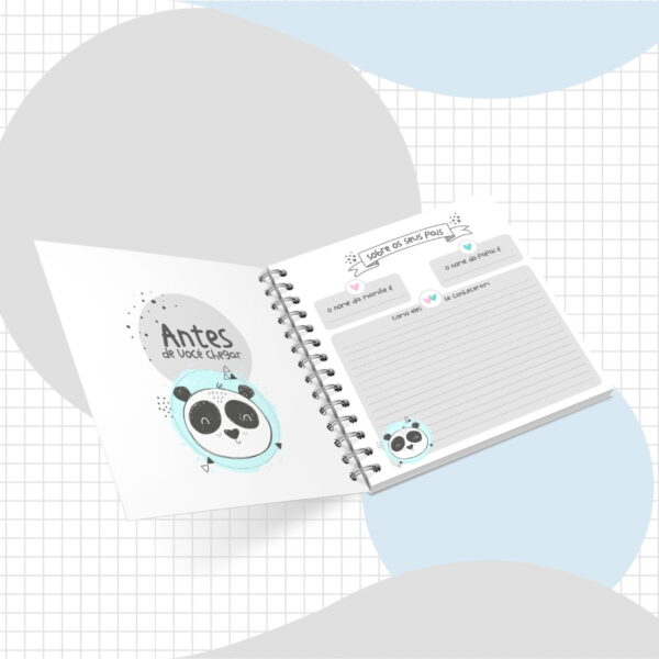 Livro do Bebê Panda Escandinavo - Arquivo Digital - Imagem 2