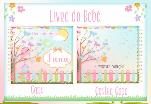 livro do bebe passarinhos arquivo digital mensagem
