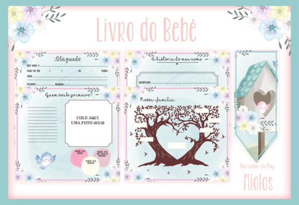 livro do bebe passarinhos i arquivo digital infantil