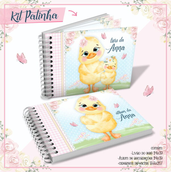 Livro Do Bebê Patinha Menina - Arquivo Digital - Imagem 2