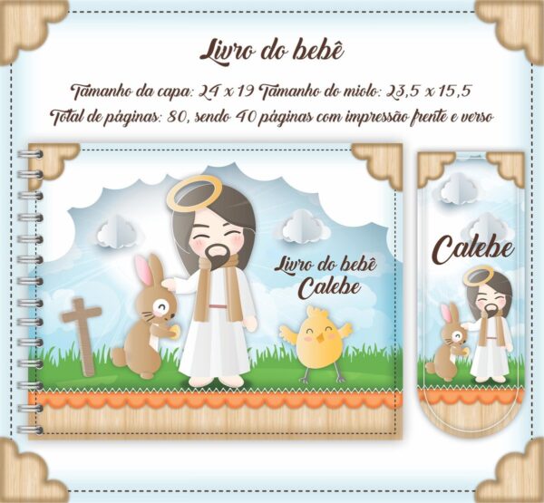 livro do bebe religioso arquivo digital bebe