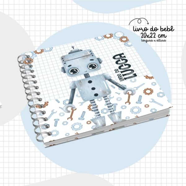 livro do bebe robo menino arquivo digital registros 1