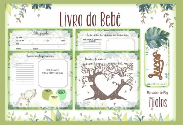 Livro do Bebê Safari II - Arquivo Digital - Imagem 2