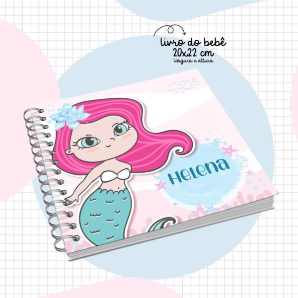 livro do bebe sereia arquivo digital encadernacao 1