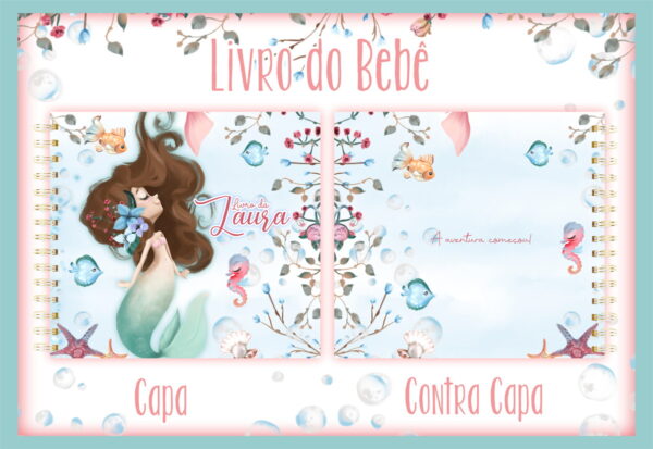 Livro do Bebê Sereias - Arquivo Digital - Imagem 2