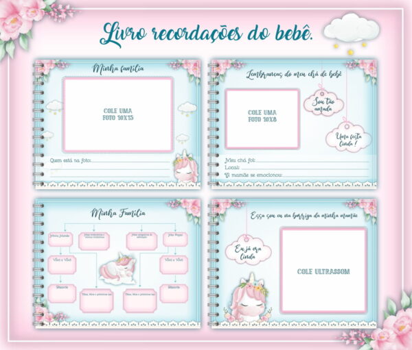 Livro do Bebê Unicórnio - Arquivo Digital - Imagem 2