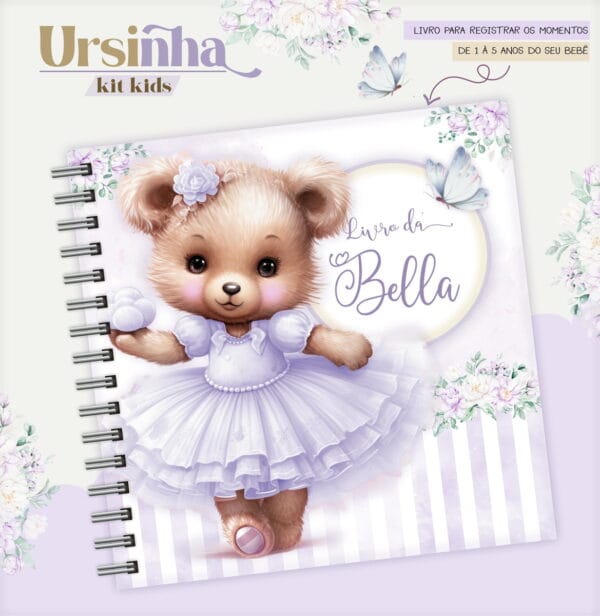 livro do bebe ursinha lavanda arquivo digital mensagens