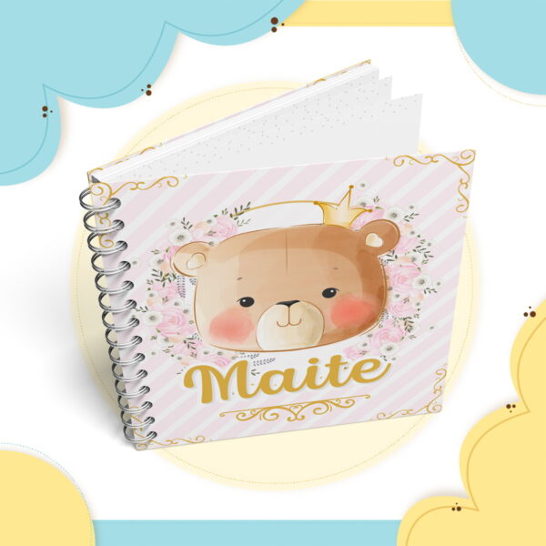 livro do bebe ursinha princesa arquivo digital lembrancas