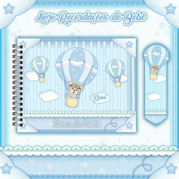 livro do bebe ursinho baloeiro arquivo digital registro do bebe