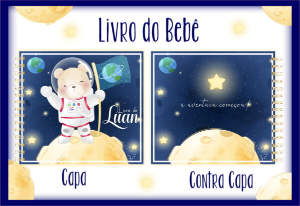 livro do bebe urso astronauta arquivo digital livro do bebe