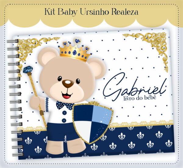livro do bebe urso realeza menino arquivo digital livro do bebe urso realeza menino