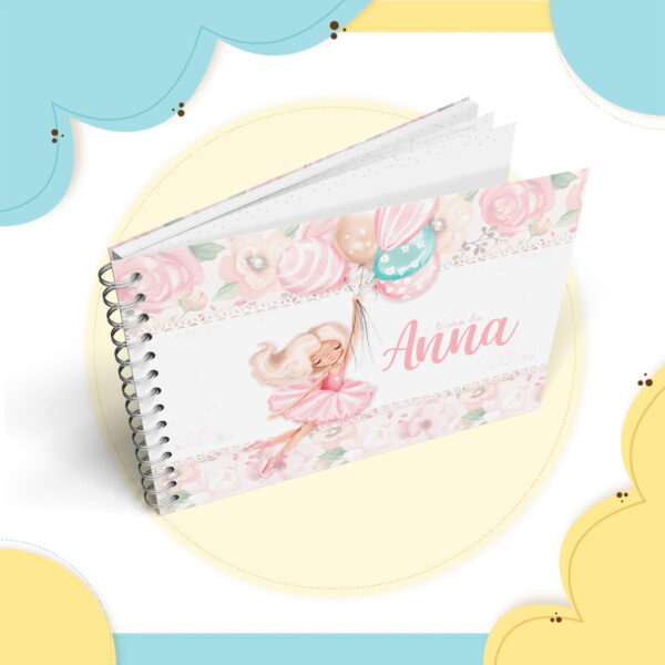 livro mesversario bailarina arquivo digital papelaria