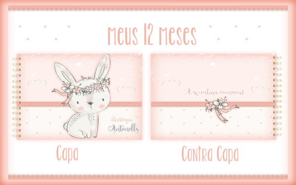 Livro Meus 12 Meses Coelhinha - Arquivo Digital