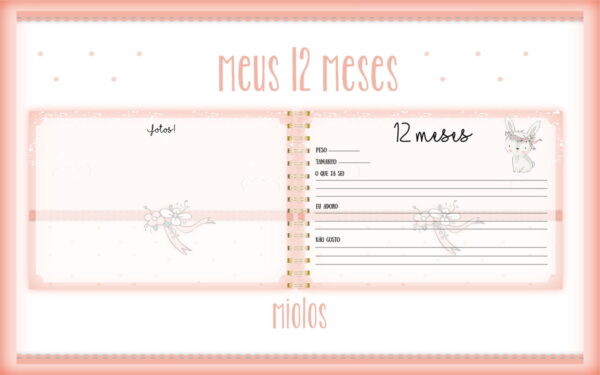 Livro Meus 12 Meses Coelhinha - Arquivo Digital - Imagem 2