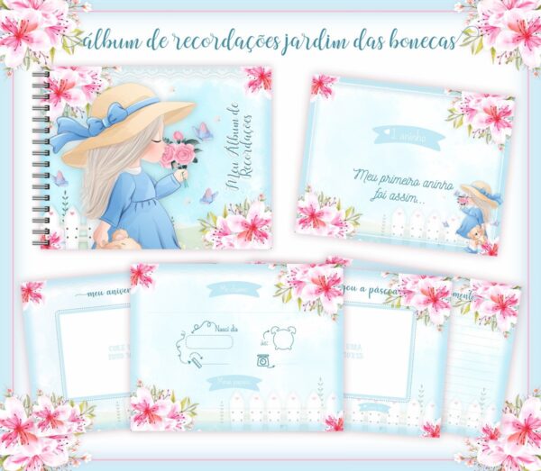 livro recordacoes bebe jardim das bonecas arquivo digital livro do bebe
