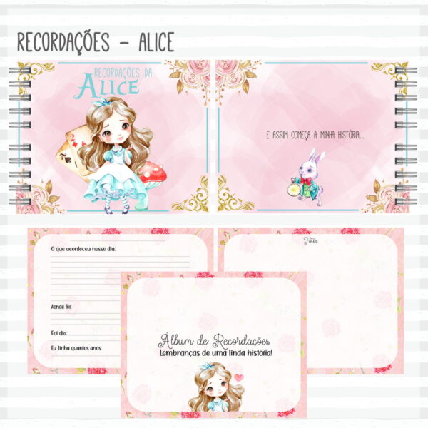 livro recordacoes do bebe alice arquivo digital lembrancas