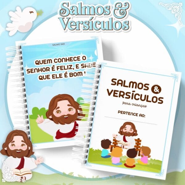 livro salmos e versiculos para criancas arquivo digital estudo bibiblico