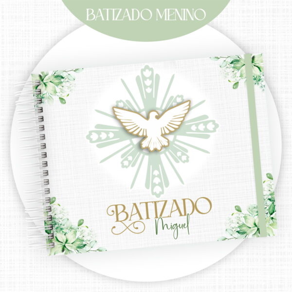 Livros Batizados Menina e Menino - Arquivo Digital - Imagem 2