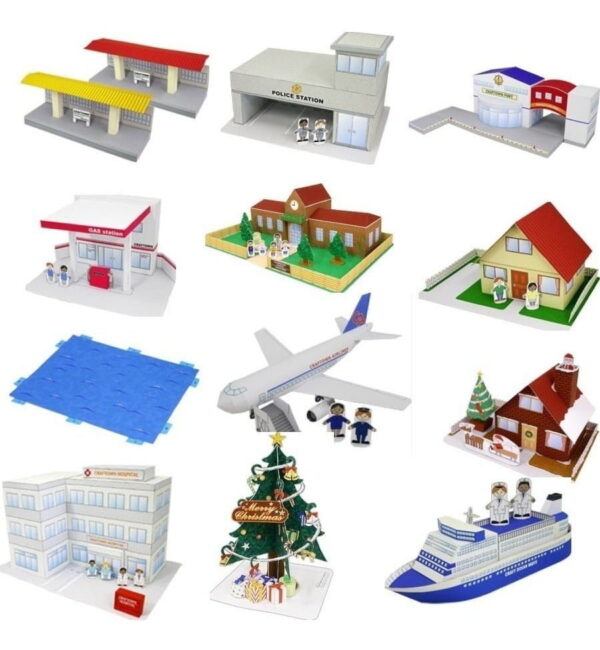 Maquete De Papel P/ Imprimir Mais De 50 Ítens Mini Cidade