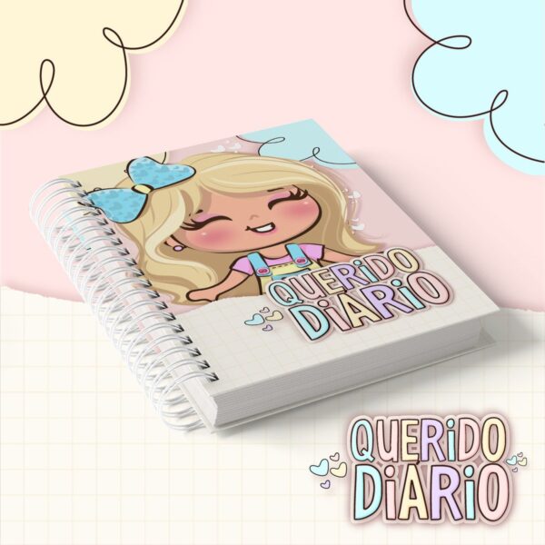 meu querido diario menina 02 arquivo digital papelaria digital