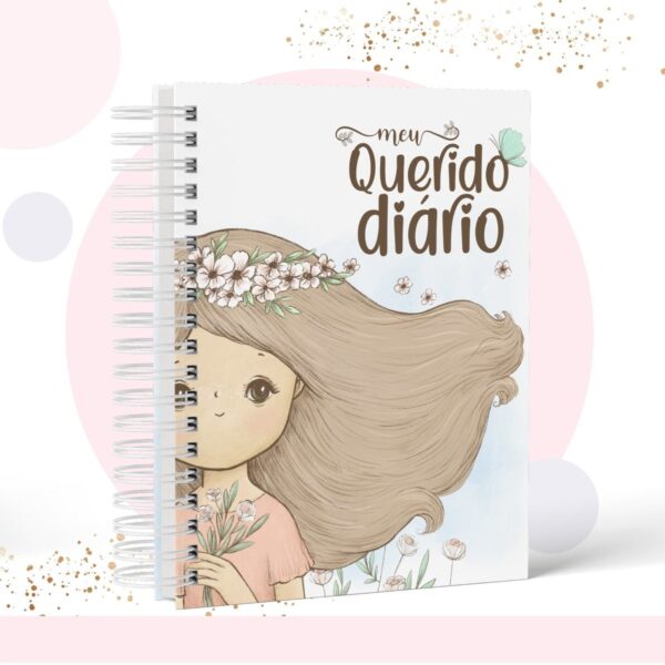Meu Querido Diario Menina Modelo 1 Arquivo Digital 3