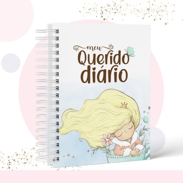meu querido diario menina modelo 4 arquivo digital caderno personalizado 1