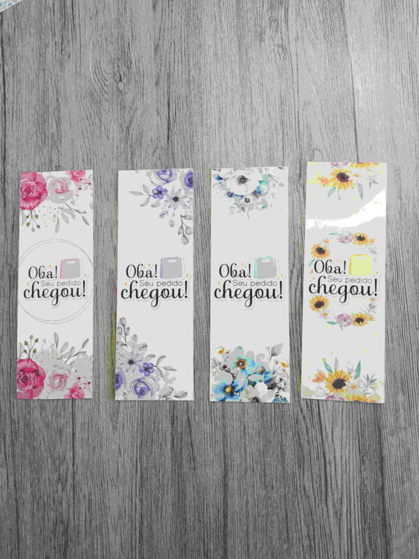 Mimos Clientes Floral - Arquivos para Impressão - Imagem 4