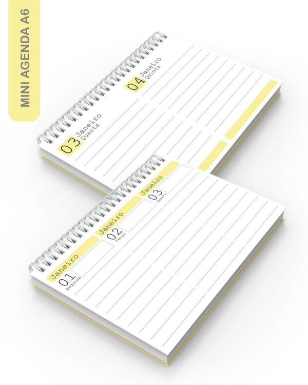 Mini Agenda A6 - Arquivo Digital - Imagem 3