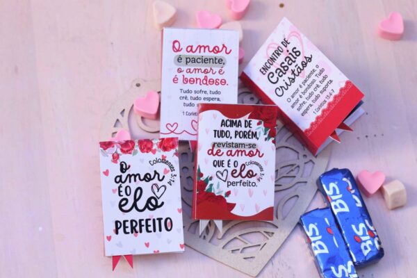 mini biblia casais dia dos namorados arquivo digital papel e scrapbook