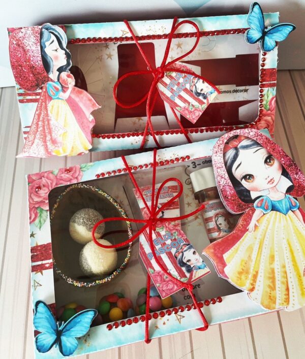mini confeiteiro branca de neve arquivo digital caixas