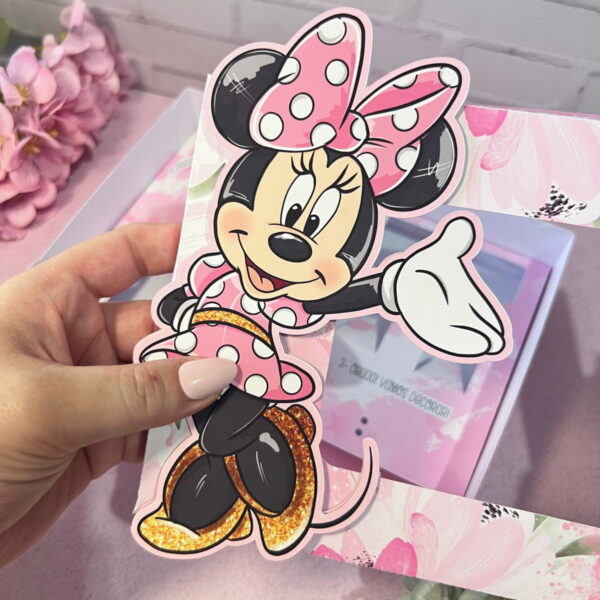 Mini Confeiteiro Páscoa Minnie Rosa - Arquivo Digital - Imagem 4
