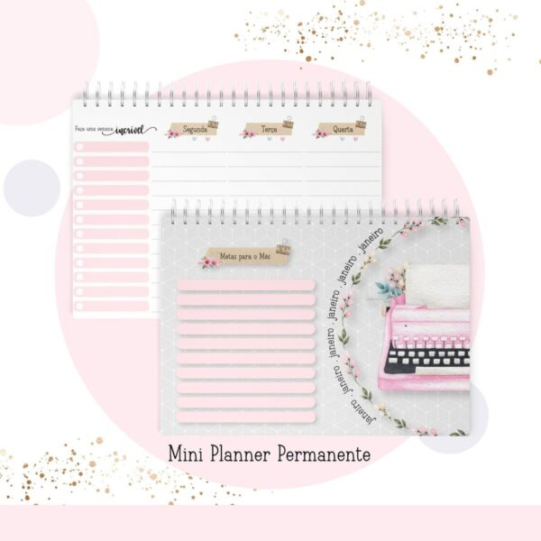 Mini Planner A6 Permanente Professora - Arquivo Digital - Imagem 2