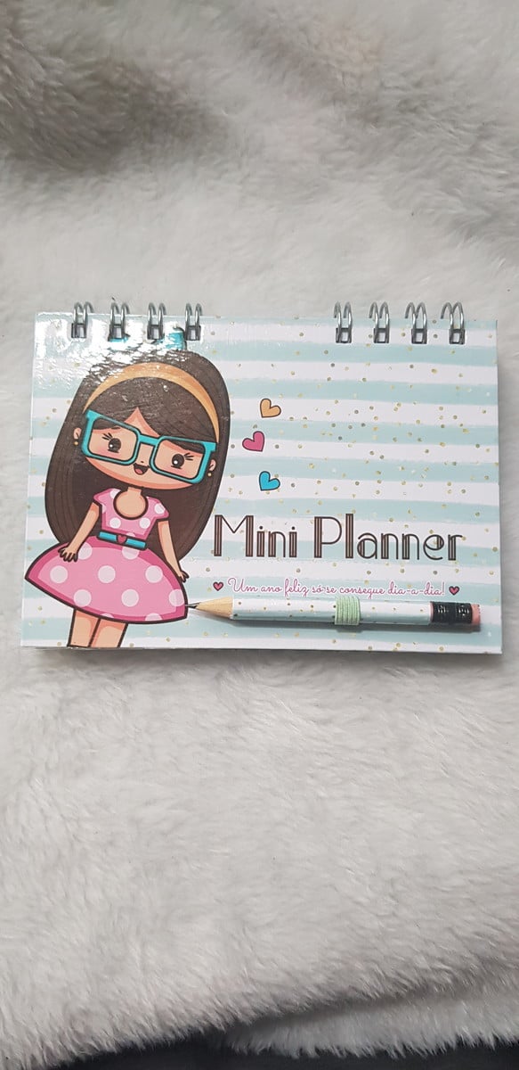 mini planner menina arquivo digital papelaria