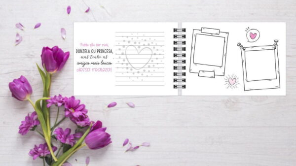 Miolo para Álbum Amigas/Amizade - Arquivo Digital - Imagem 2