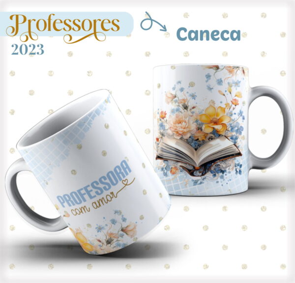 Pack 04 Artes Canecas Dia dos Professores - Arquivo Digital - Imagem 2