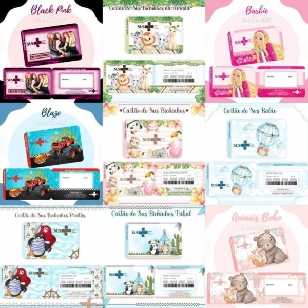 Pack 119 Artes Cartão Do Sus Personalizado Em Png 3 Pack 119 Artes Cartão Do Sus Personalizado Em Png