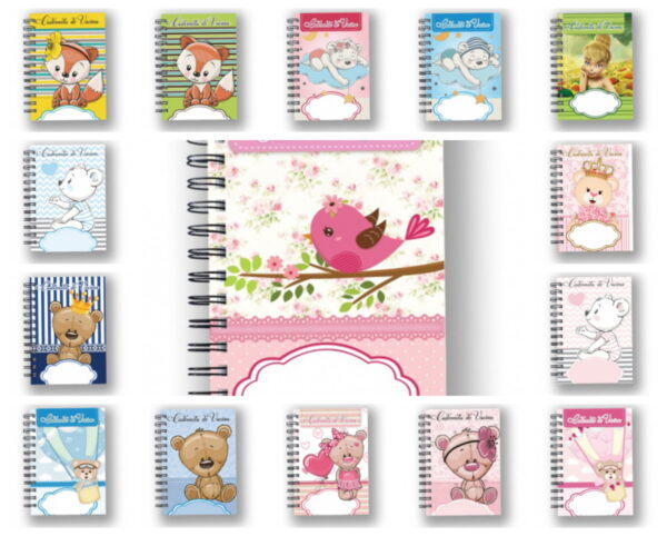 pack 15 cadernetas de vacinas arquivo digital infantil